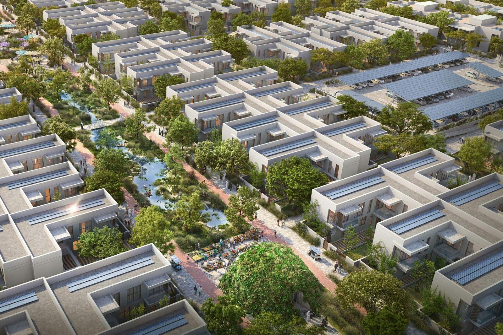 The Sustainable City Yas Island sustainable master-planned community with green spaces and premium lifestyle amenities