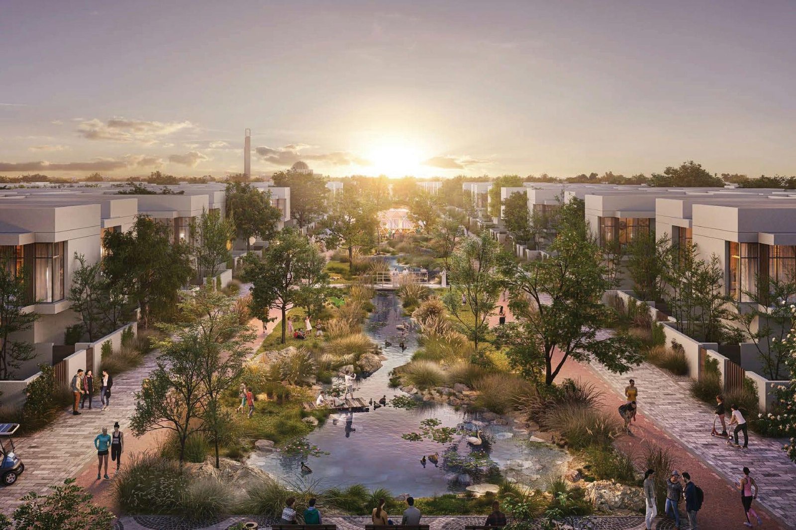 The Sustainable City Yas Island by Aldar Properties featuring sustainable townhouses and condominiums in Abu Dhabi